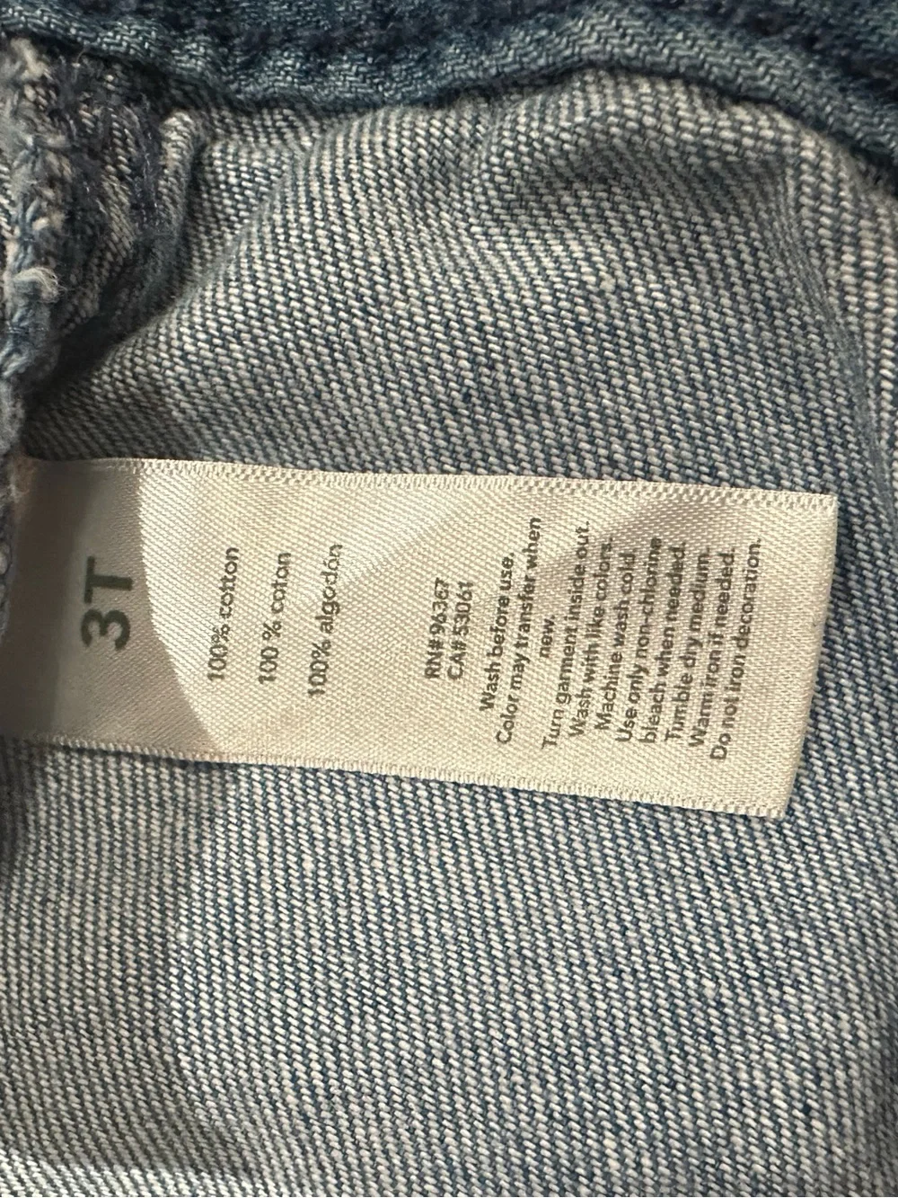 OshKosh B'gosh Girls' Blue Denim Jacket
